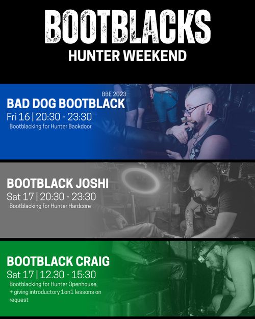 Bootblacks at Hunter Weekend 