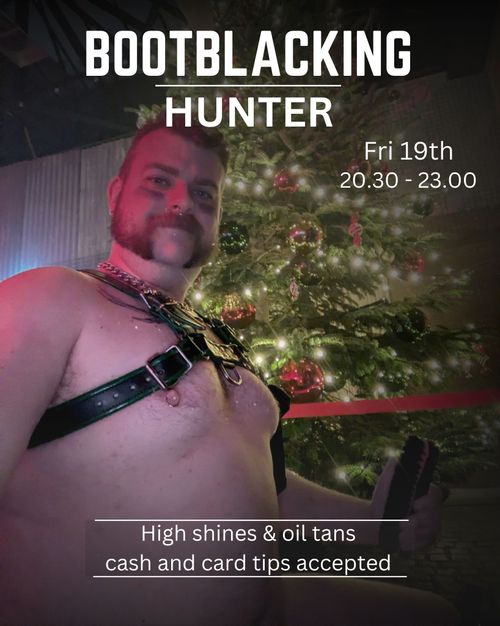 Bootblack stand at Hunter